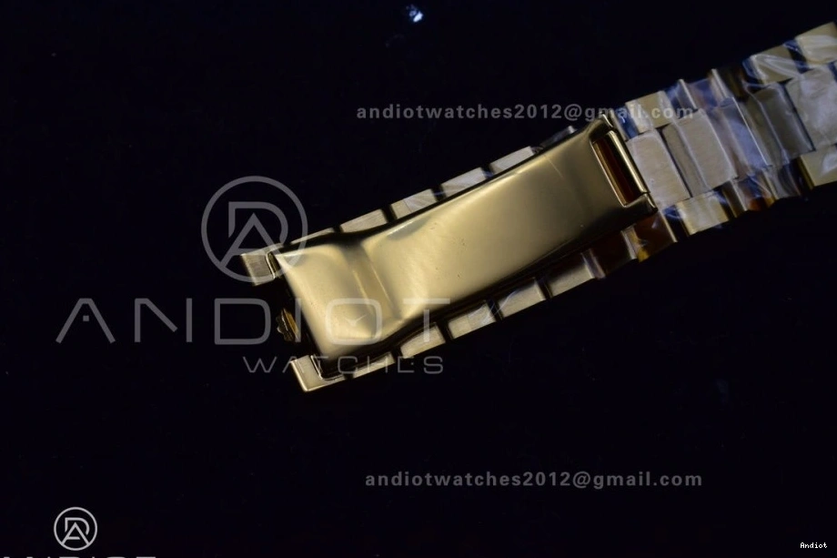 228238 THBF Green YG on (Gain VR3255 President 40 Weight) Edition Dial Day 1:1 Roman Date Bracelet Best 0119